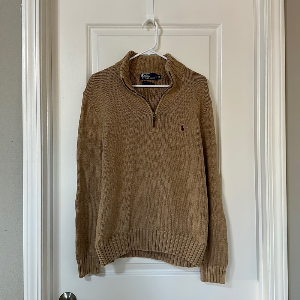 Polo Quarter Zip Sweater